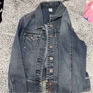 silver jeans jean jacket